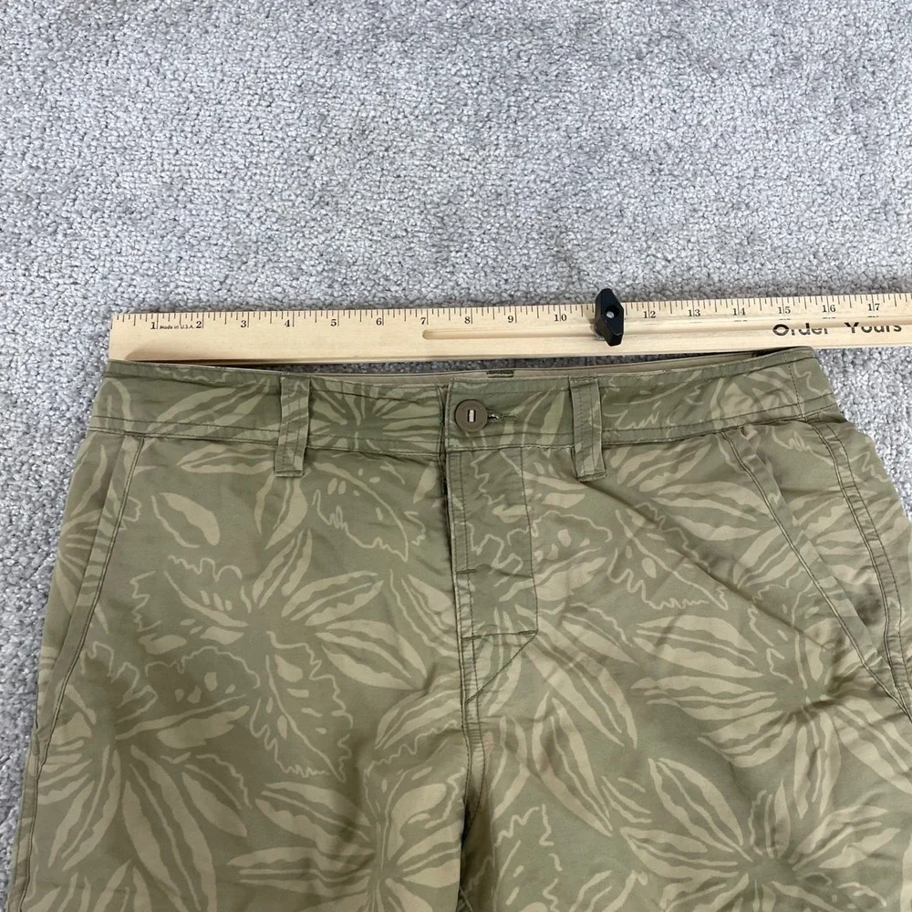 Patagonia Shorts Mens 31 Wavefarer Walk Hybrid Board Shorts Tropical Leaf